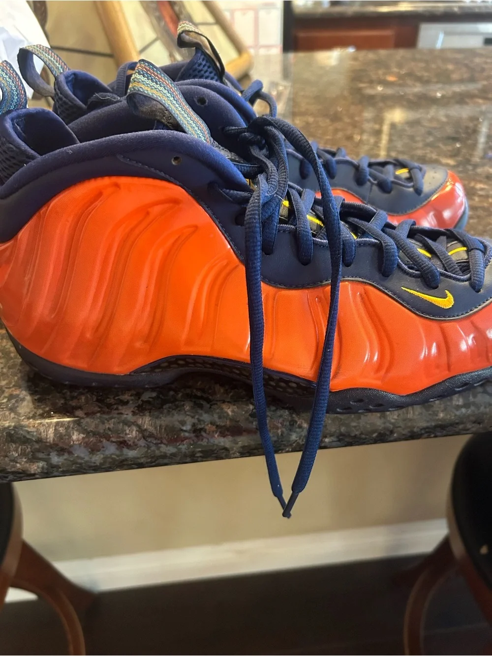 Nike Air Foamposite One Label - Black with Gold Accent